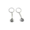 2 Pieces Keyring Keychain Keytag Key Ring Chain Tag Door Car Wholesale Jewelry Making Charms M5FQ0 Hollow Fish view 1