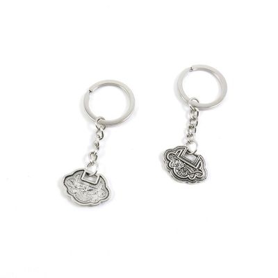 2 Pieces Keyring Keychain Keytag Key Ring Chain Tag Door Car Wholesale Jewelry Making Charms Z3RQ8 Chinese Lucky Lock