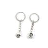 1 Pieces Keyring Keychain Keytag Key Ring Chain Tag Door Car Wholesale Jewelry Making Charms M5HQ4 Skull Head view 1
