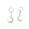 1 Pieces Keyring Keychain Keytag Key Ring Chain Tag Door Car Wholesale Jewelry Making Charms H8OI2 Love Moon view 1