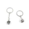 1 Pieces Keyring Keychain Keytag Key Ring Chain Tag Door Car Wholesale Jewelry Making Charms C9YO3 Stereo Crown view 1