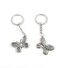 1 Pieces Keyring Keychain Keytag Key Ring Chain Tag Door Car Wholesale Jewelry Making Charms M8RQ3 Butterfly view 1