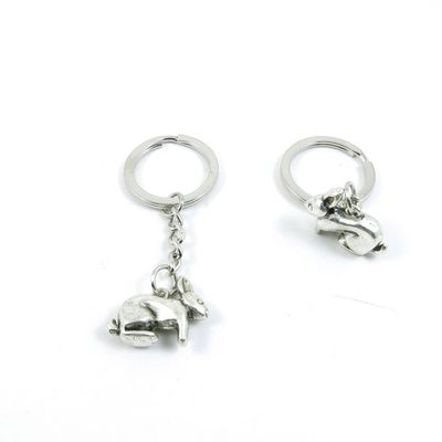 1 Pieces Keyring Keychain Keytag Key Ring Chain Tag Door Car Wholesale Jewelry Making Charms P6QL9 Rabbit Hare
