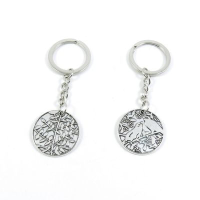2 Pieces Keyring Keychain Keytag Key Ring Chain Tag Door Car Wholesale Jewelry Making Charms Y1EX7 Birds Lover