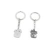 1 Pieces Keyring Keychain Keytag Key Ring Chain Tag Door Car Wholesale Jewelry Making Charms L6BV0 Xmas Snowman view 1
