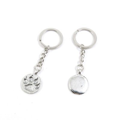 1 Pieces Keyring Keychain Keytag Key Ring Chain Tag Door Car Wholesale Jewelry Making Charms A3IC0 Bear Paw
