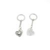 1 Pieces Keyring Keychain Keytag Key Ring Chain Tag Door Car Wholesale Jewelry Making Charms E2UO1 Three Layer Heart view 1