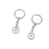 2 Pieces Keyring Keychain Keytag Key Ring Chain Tag Door Car Wholesale Jewelry Making Charms B2JM3 Gear Gearwheel view 1