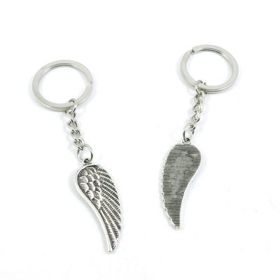 1 Pieces Keyring Keychain Keytag Key Ring Chain Tag Door Car Wholesale Jewelry Making Charms J2FJ0 Angel Wings