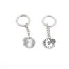 2 Pieces Keyring Keychain Keytag Key Ring Chain Tag Door Car Wholesale Jewelry Making Charms O6LU0 Gear Wheel Movement view 1