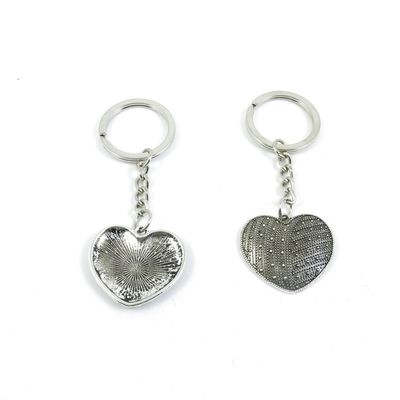 1 Pieces Keyring Keychain Keytag Key Ring Chain Tag Door Car Wholesale Jewelry Making Charms S3FY1 Love Heart