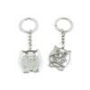 2 Pieces Keyring Keychain Keytag Key Ring Chain Tag Door Car Wholesale Jewelry Making Charms K0NV1 Owl view 1