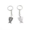 1 Pieces Keyring Keychain Keytag Key Ring Chain Tag Door Car Wholesale Jewelry Making Charms Z2AS7 Angel Wings view 1