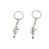 1 Pieces Keyring Keychain Keytag Key Ring Chain Tag Door Car Wholesale Jewelry Making Charms K3BY2 Hippocampus Sea Horse view 1