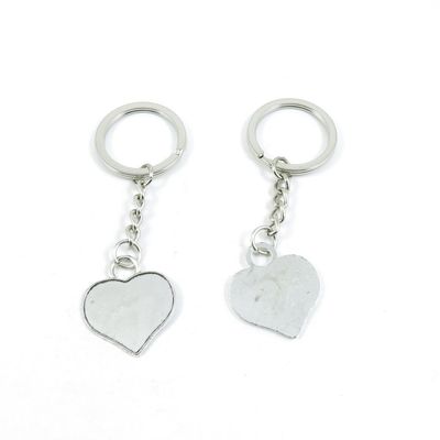1 Pieces Keyring Keychain Keytag Key Ring Chain Tag Door Car Wholesale Jewelry Making Charms H2GT5 Love Heart