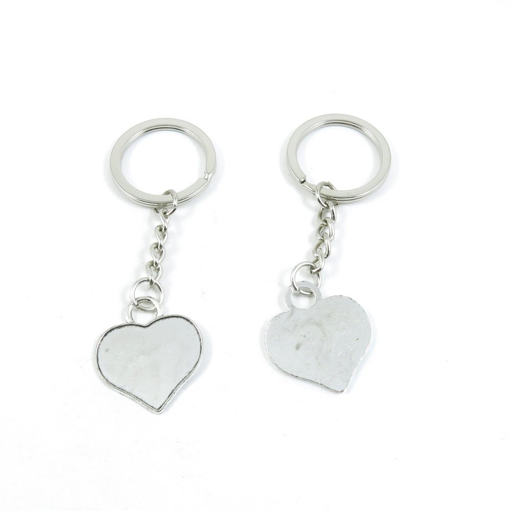 1 Pieces Keyring Keychain Keytag Key Ring Chain Tag Door Car Wholesale Jewelry Making Charms H2GT5 Love Heart