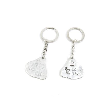 2 Pieces Keyring Keychain Keytag Key Ring Chain Tag Door Car Wholesale Jewelry Making Charms I1FP0 Heart Signs Tag