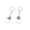1 Pieces Keyring Keychain Keytag Key Ring Chain Tag Door Car Wholesale Jewelry Making Charms C5DR8 Hollow Phoenix view 1