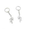 1 Pieces Keyring Keychain Keytag Key Ring Chain Tag Door Car Wholesale Jewelry Making Charms W7JO4 Leaf Leaves Branch view 1