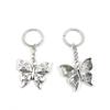 1 Pieces Keyring Keychain Keytag Key Ring Chain Tag Door Car Wholesale Jewelry Making Charms P8PD4 Butterfly of Love view 1