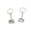 1 Pieces Keyring Keychain Keytag Key Ring Chain Tag Door Car Wholesale Jewelry Making Charms T4BI8 London Double Deck Bus view 1