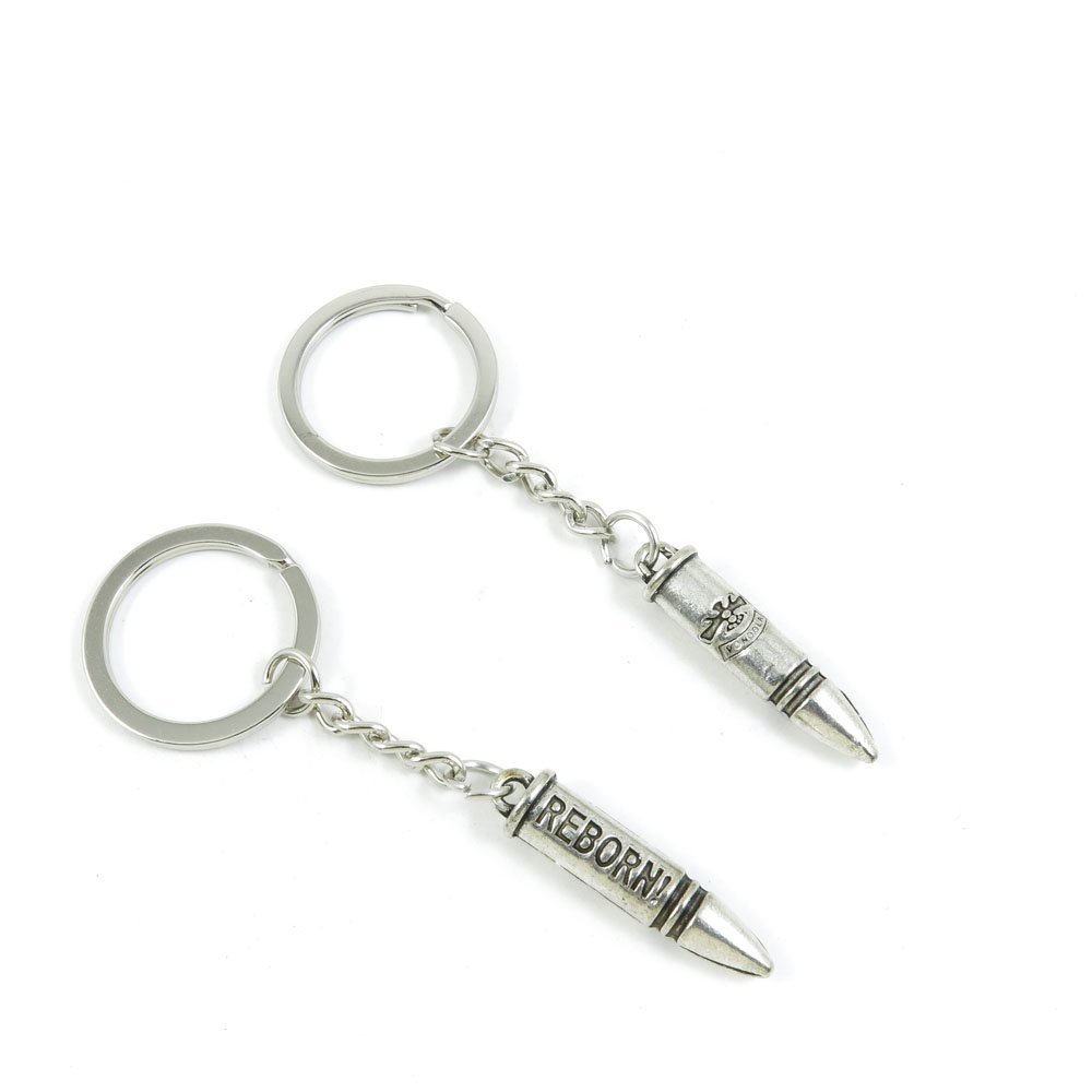 1 Pieces Keyring Keychain Keytag Key Ring Chain Tag Door Car Wholesale Jewelry Making Charms X3MP7 Reborn Bullet