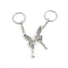 1 Pieces Keyring Keychain Keytag Key Ring Chain Tag Door Car Wholesale Jewelry Making Charms O6PU6 Exquisite Gun view 1