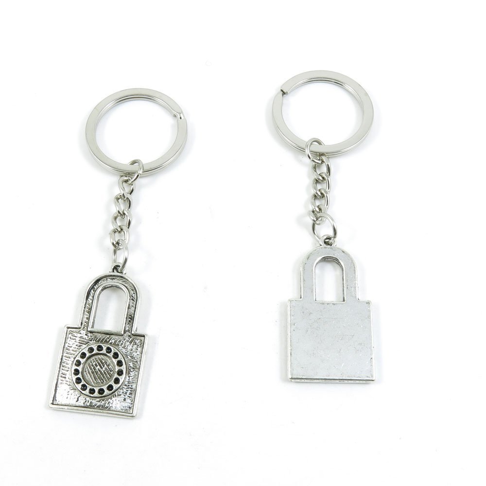 1 Pieces Keyring Keychain Keytag Key Ring Chain Tag Door Car Wholesale Jewelry Making Charms Q7YS0 Lock of Love