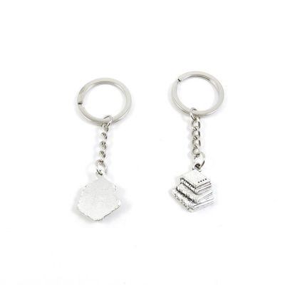 2 Pieces Keyring Keychain Keytag Key Ring Chain Tag Door Car Wholesale Jewelry Making Charms L8IY4 Books