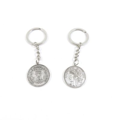 1 Pieces Keyring Keychain Keytag Key Ring Chain Tag Door Car Wholesale Jewelry Making Charms P1HL0 France Signs