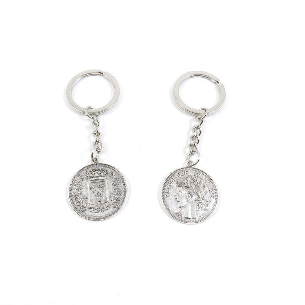 1 Pieces Keyring Keychain Keytag Key Ring Chain Tag Door Car Wholesale Jewelry Making Charms P1HL0 France Signs