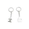 1 Pieces Keyring Keychain Keytag Key Ring Chain Tag Door Car Wholesale Jewelry Making Charms T7HF1 Love Letter view 1