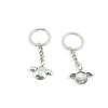 2 Pieces Keyring Keychain Keytag Key Ring Chain Tag Door Car Wholesale Jewelry Making Charms Z7QG0 Love Wings view 1