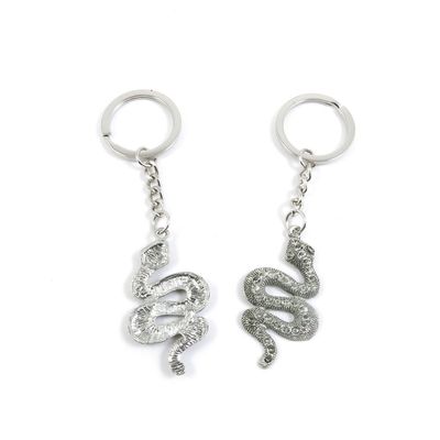 2 Pieces Keyring Keychain Keytag Key Ring Chain Tag Door Car Wholesale Jewelry Making Charms Y5NA1 Viper Snake