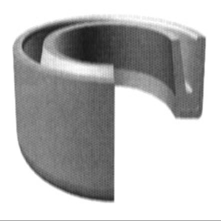 RW MC08751250187-7/8'' x 1-1/4'' x 3/16'' - Metal Clad Rod Wiper