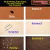 Furniture Leather Max Complete Leather Refinish and Repair Kit Now with 3 Color Shades to Blend with/Leather & Vinyl Restorer (Middle Grey) view 3