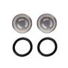 HURI 2set Brake Master Cylinder Sight Glass with O Ring for 50cc 125cc 150cc 250cc Scooter Dirt Bike ATV view 1