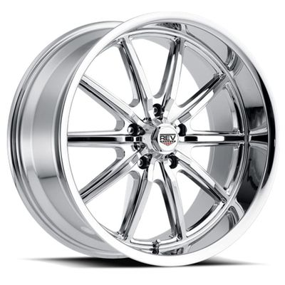 REV Wheels 110C-7706500 110 Series- 17x7-4 bs - 5x4.5/5x114.3 - Chrome
