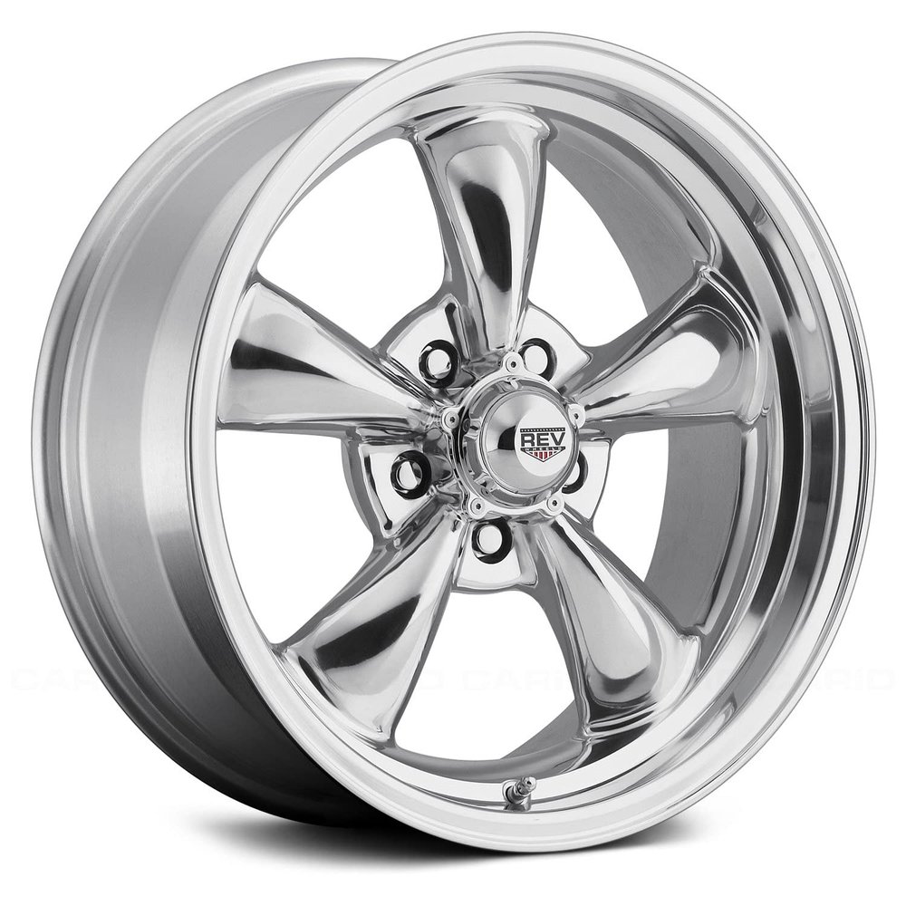 REV Wheels 100P-8806100 100 Series- 18x8-4.5 bs - 5x4.75/5x120.65 -Polished