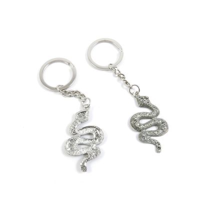 1 Pieces Keyring Key Ring U6UG5 Viper Snake Keychain Automotive Car Door Key Tags Findings Charms Chains