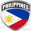 12" Philippines Shield Sticker view 1