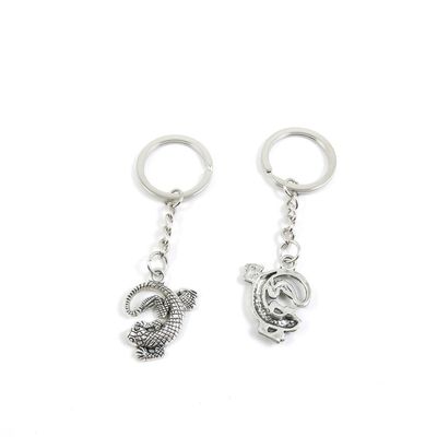 1 Pieces Keyring Keychain Keytag Key Ring Chain Tag Door Car Wholesale Jewelry Making Charms Z6ZH3 Lizard
