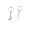 2 Pieces Keyring Keychain Keytag Key Ring Chain Tag Door Car Wholesale Jewelry Making Charms E6BE5 Pug Dog view 1