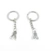 2 Pieces Keyring Keychain Keytag Key Ring Chain Tag Door Car Wholesale Jewelry Making Charms L1VW3 Ballet Shoes view 1