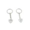 1 Pieces Keyring Keychain Keytag Key Ring Chain Tag Door Car Wholesale Jewelry Making Charms H8AV5 Footprint Love Heart view 1