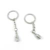 1 Pieces Keyring Keychain Keytag Key Ring Chain Tag Door Car Wholesale Jewelry Making Charms L1FY8 Wine Bottle view 1