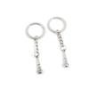 2 Pieces Keyring Keychain Keytag Key Ring Chain Tag Door Car Wholesale Jewelry Making Charms F2KF3 Mike Microphone view 1