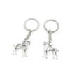 2 Pieces Keyring Keychain Keytag Key Ring Chain Tag Door Car Wholesale Jewelry Making Charms C6DC6 Dalmatian view 1