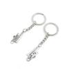 2 Pieces Keyring Keychain Keytag Key Ring Chain Tag Door Car Wholesale Jewelry Making Charms T6HS6 Trombone view 1