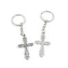 1 Pieces Keyring Keychain Keytag Key Ring Chain Tag Door Car Wholesale Jewelry Making Charms M7RD6 Latin Cross view 1